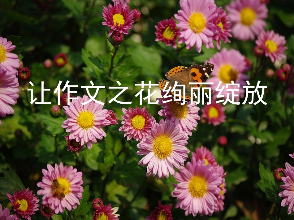 高一版《让作文之花绚丽绽放》_第1页