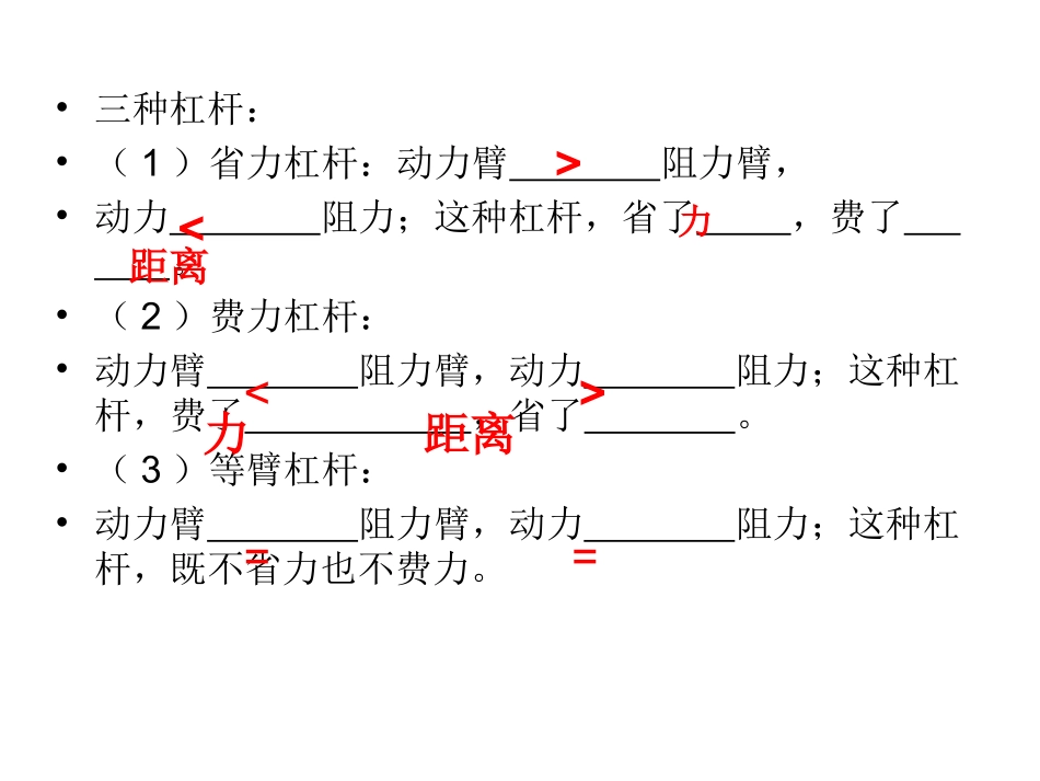 初三物理简单机械及功概念总_第2页