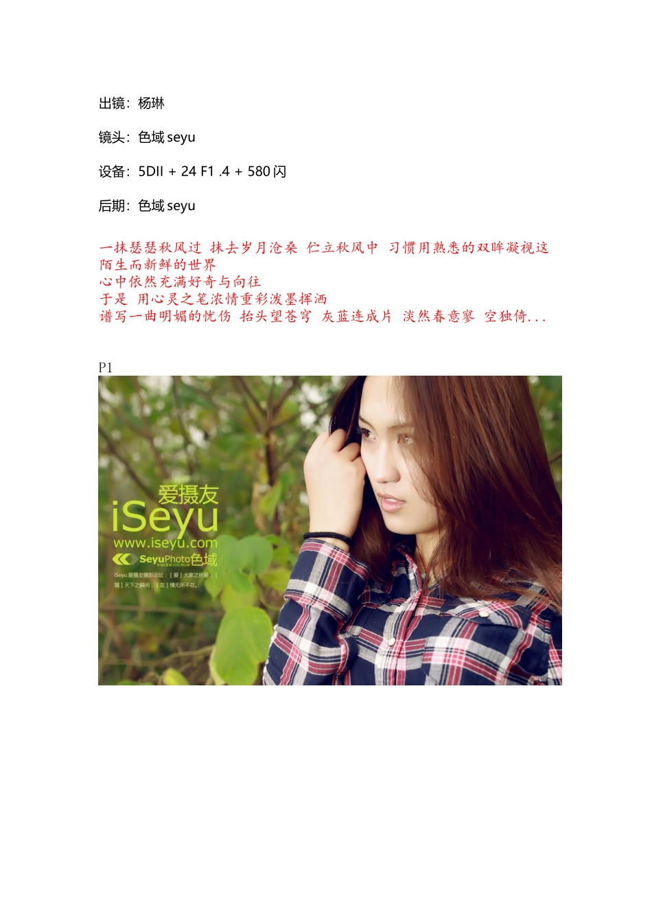 秋天那片绿色丛林-色域SEYU_第1页
