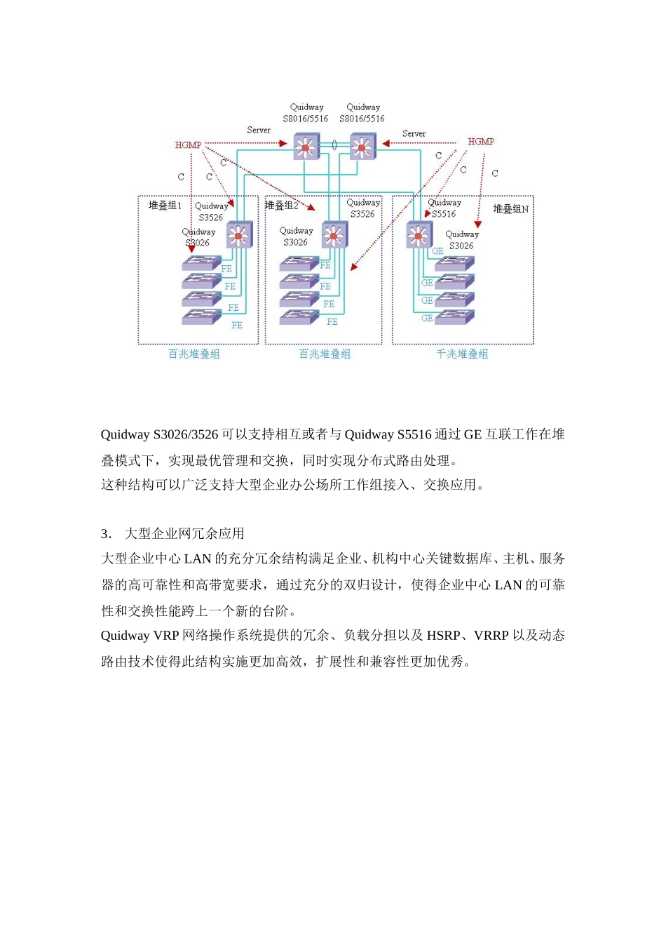 【解决方案】Quidway-S系列以太网交换机解决方案_第3页
