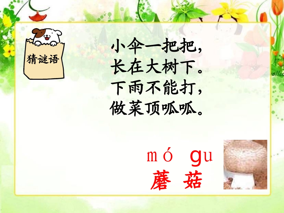 《蘑菇该奖给谁》_第1页