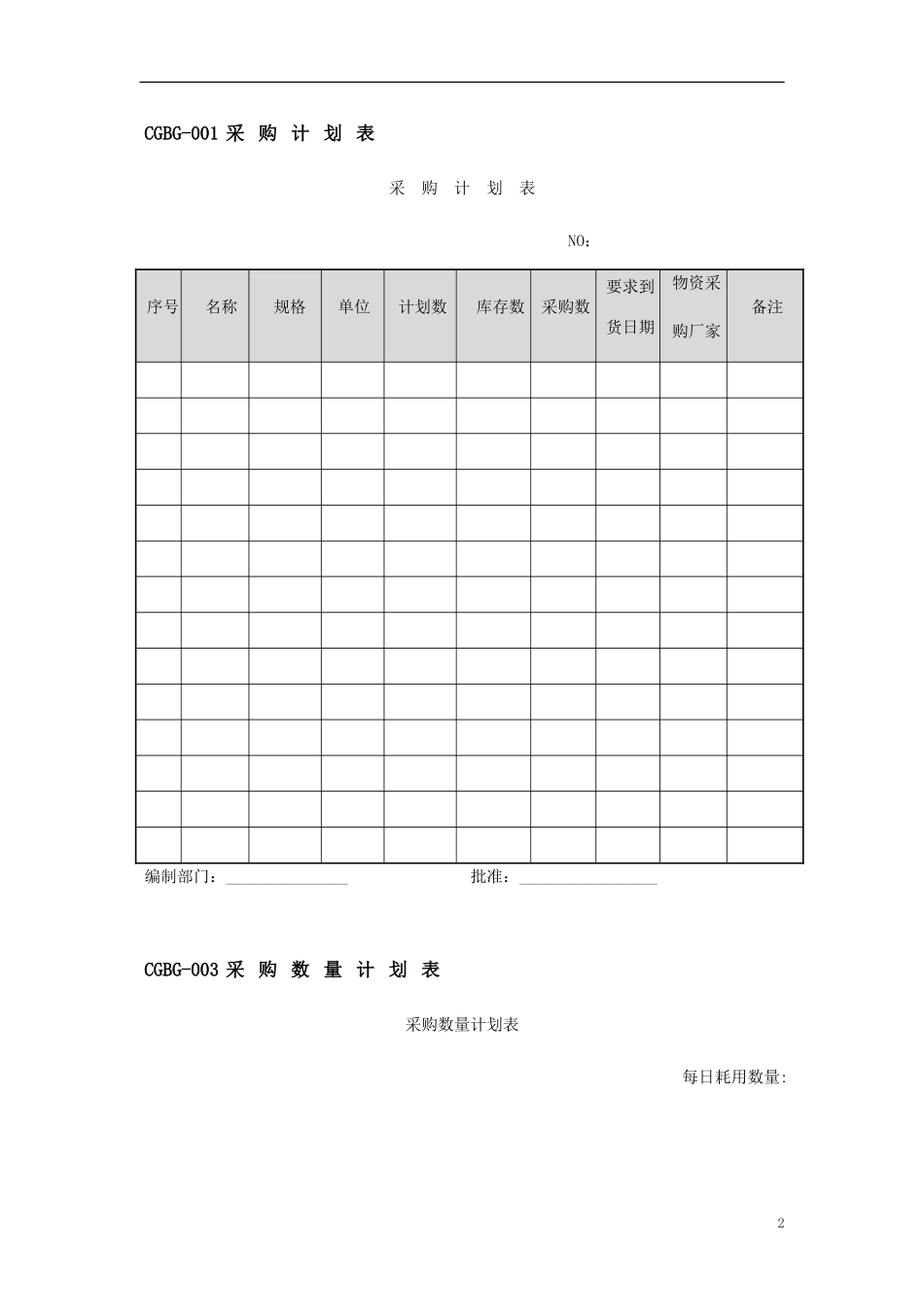 05大地采购管理相关表格原版_第2页