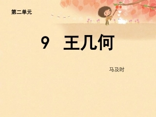《王几何》课件3