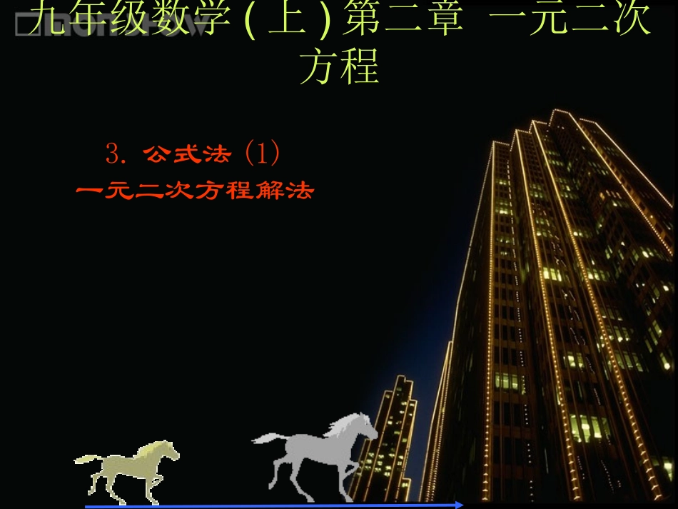 解一元二次方程公式法_第1页