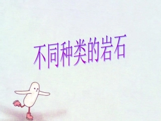 《不同种类的岩石》课件1