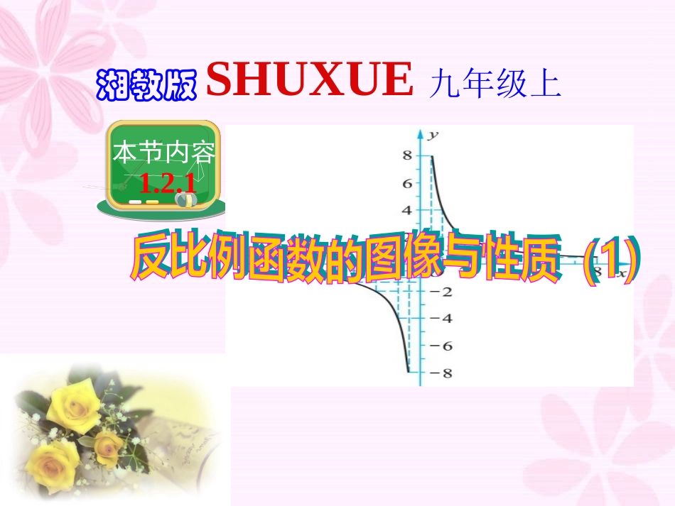 1.2.1反比例函数的图象与性质1_第1页