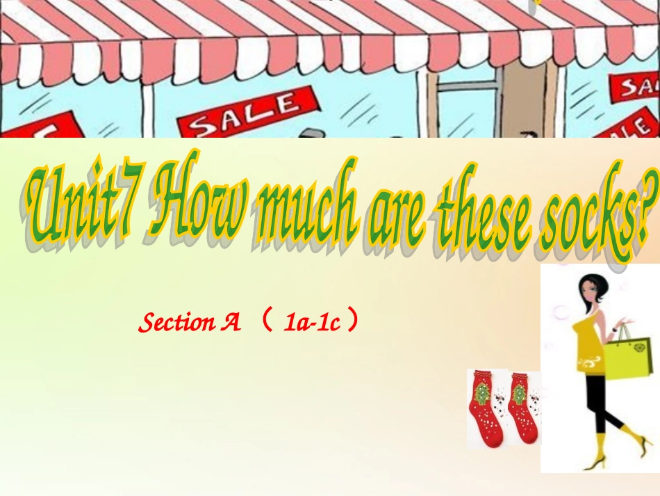 人教版七上英语Unit7-SectionA(1a-1c)_第1页