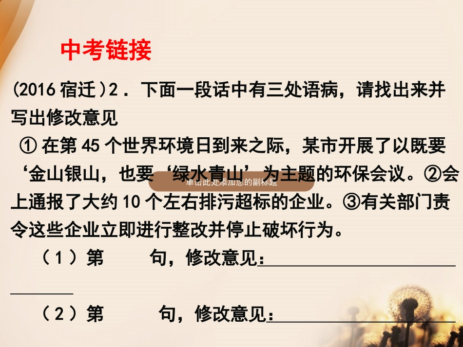 中考病句专题复习_第3页