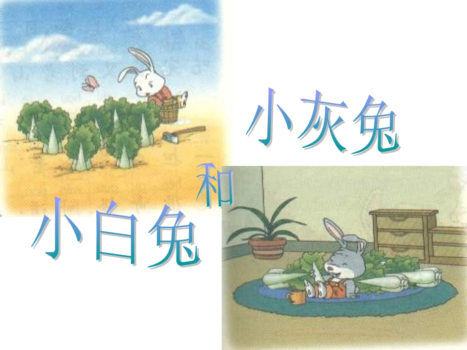 26小白兔和小灰兔2_第2页