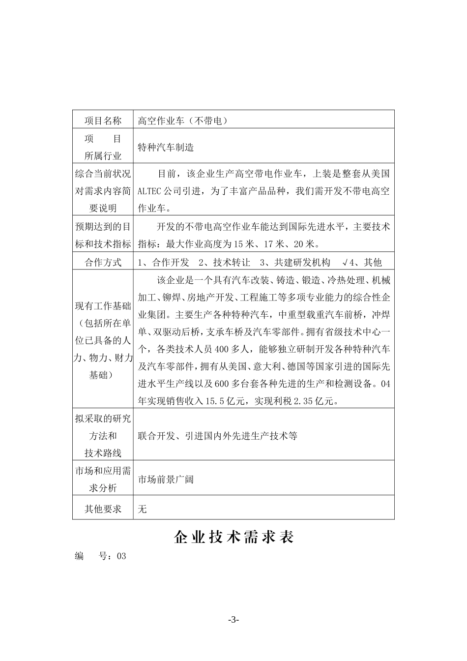 企业技术需求表编_第3页