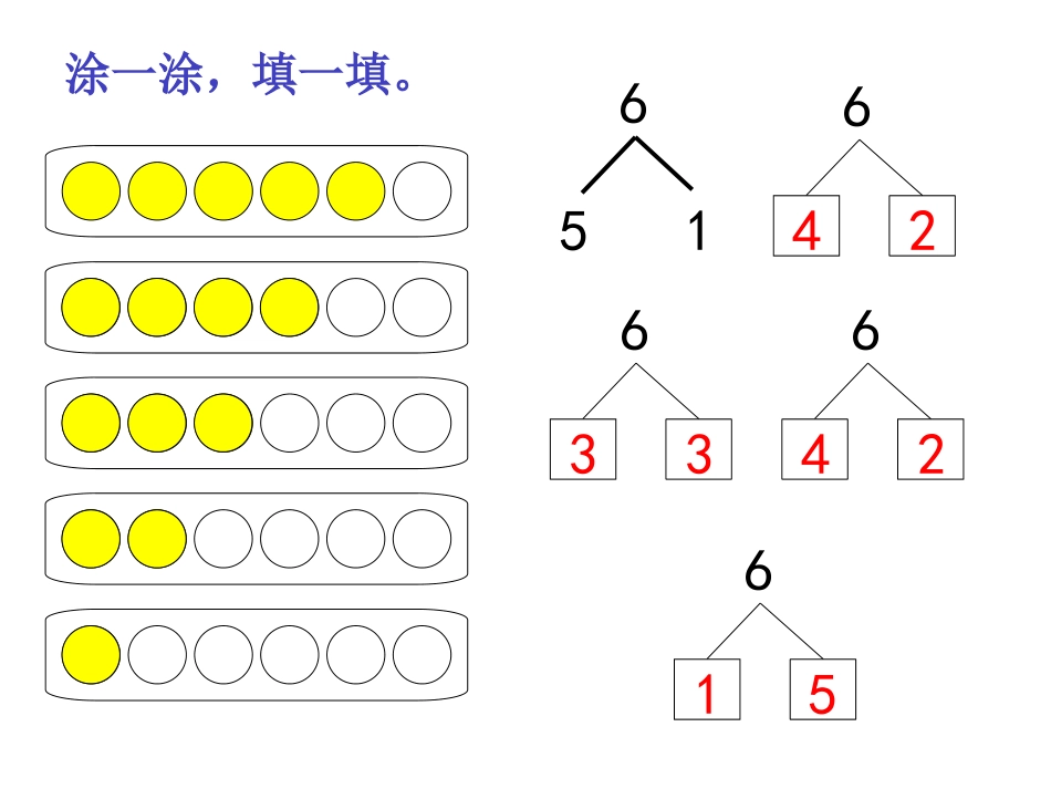 小学数学人教2011课标版一年级6、7的组成.6、7的组成_第2页