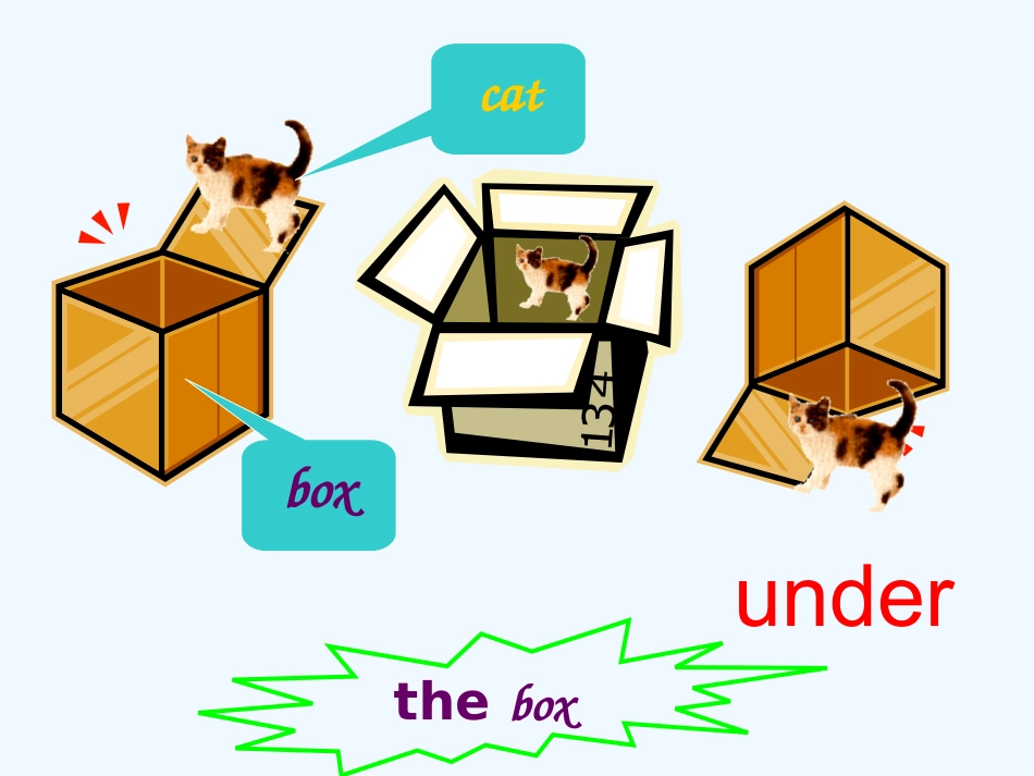 新版四年级上册Unit11-Where's-the-cat_第3页