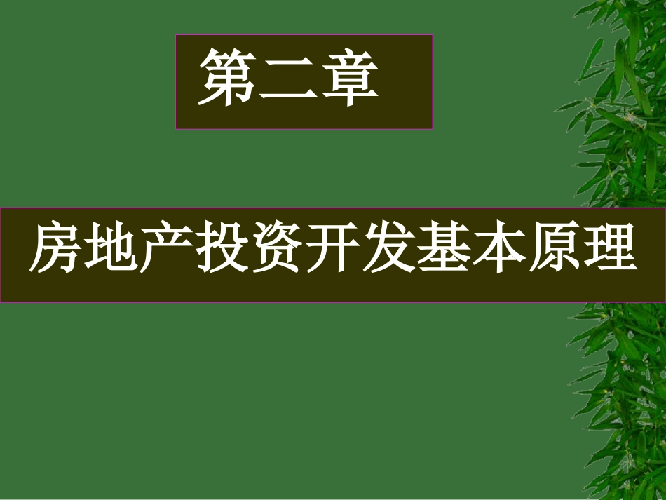 2房地产投资基本原理2_第1页