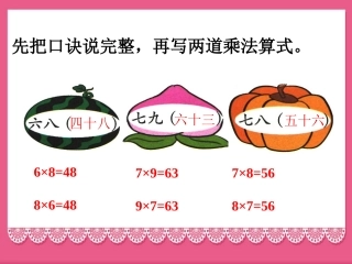 练一练6-8-9的乘法口诀
