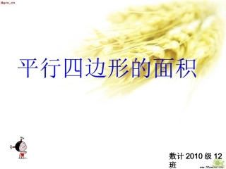 平行四边形的面积2