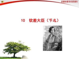 钦差大臣PPT