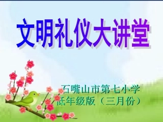 《小学生行为规范》主题班会