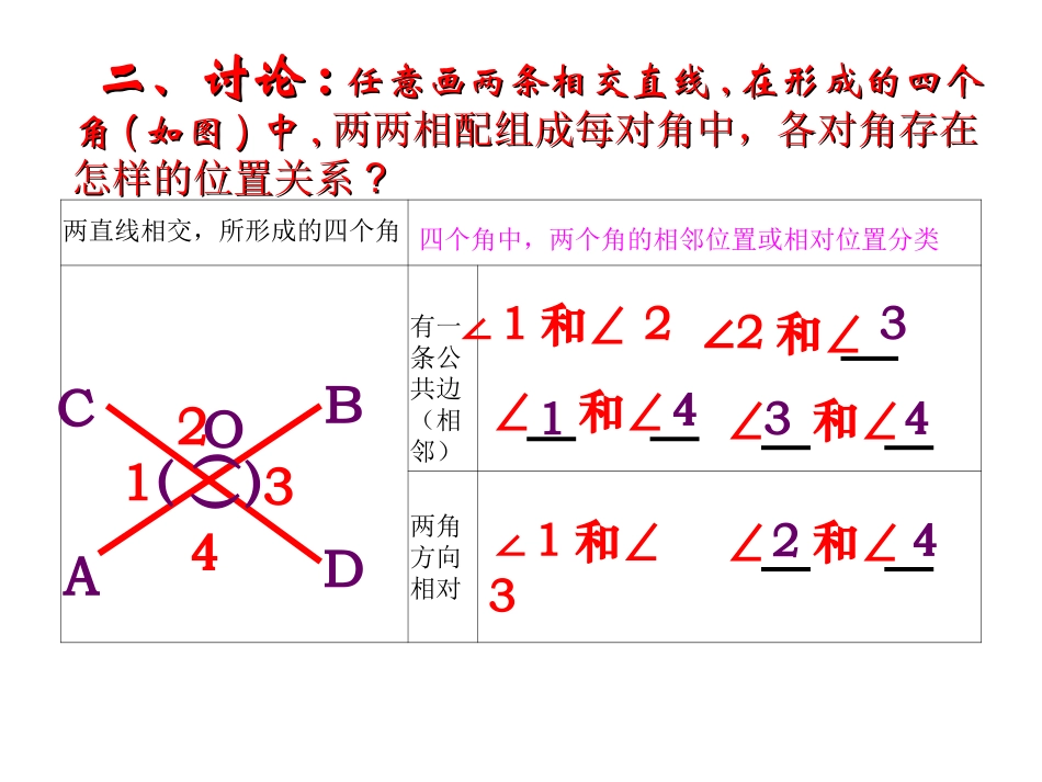 相交线(第一学时)_第3页