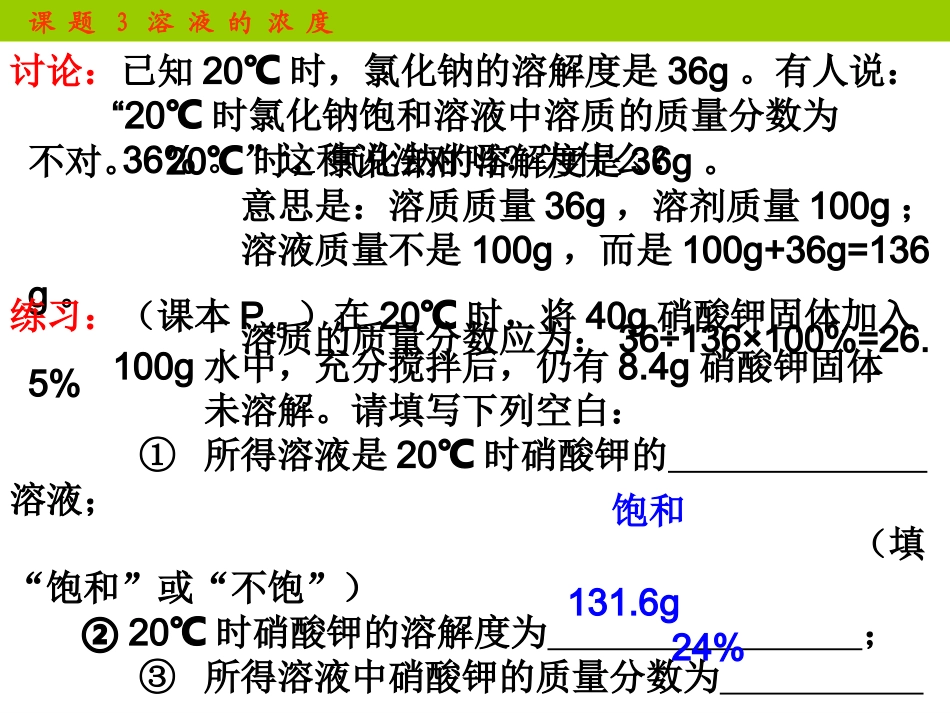 课题3-溶液的浓度122_第2页