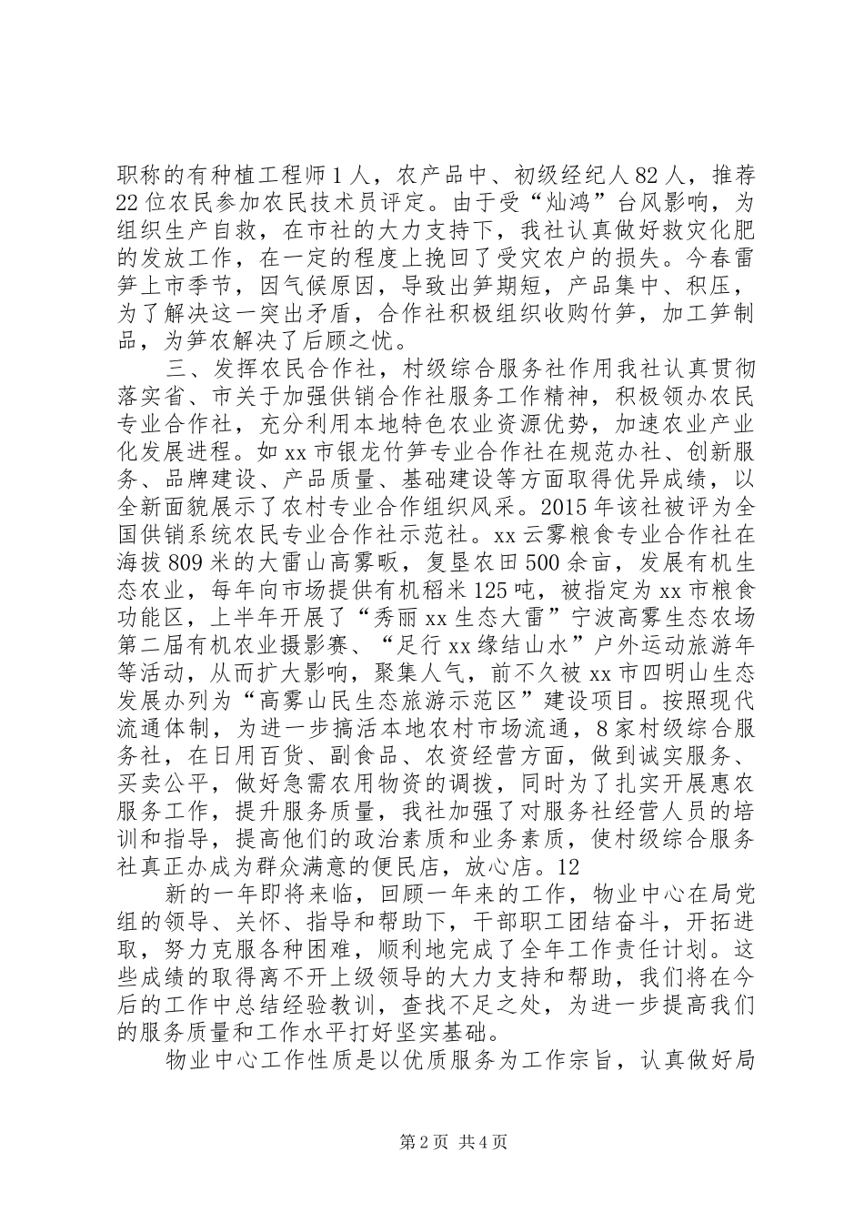 供销社年终农资工作总结_第2页