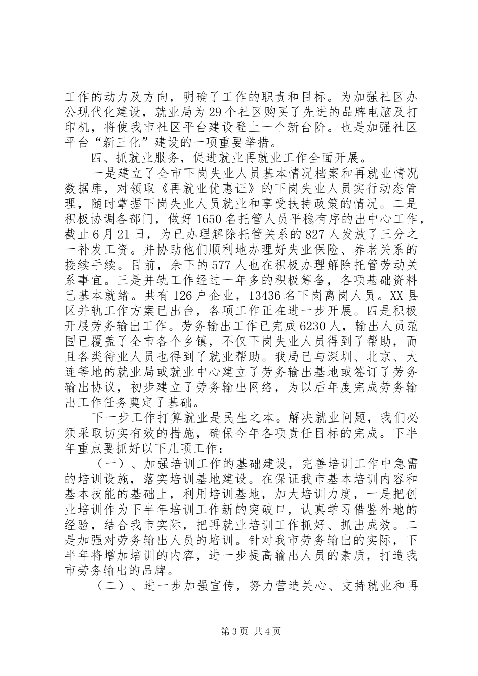 业局上半年工作总结_第3页