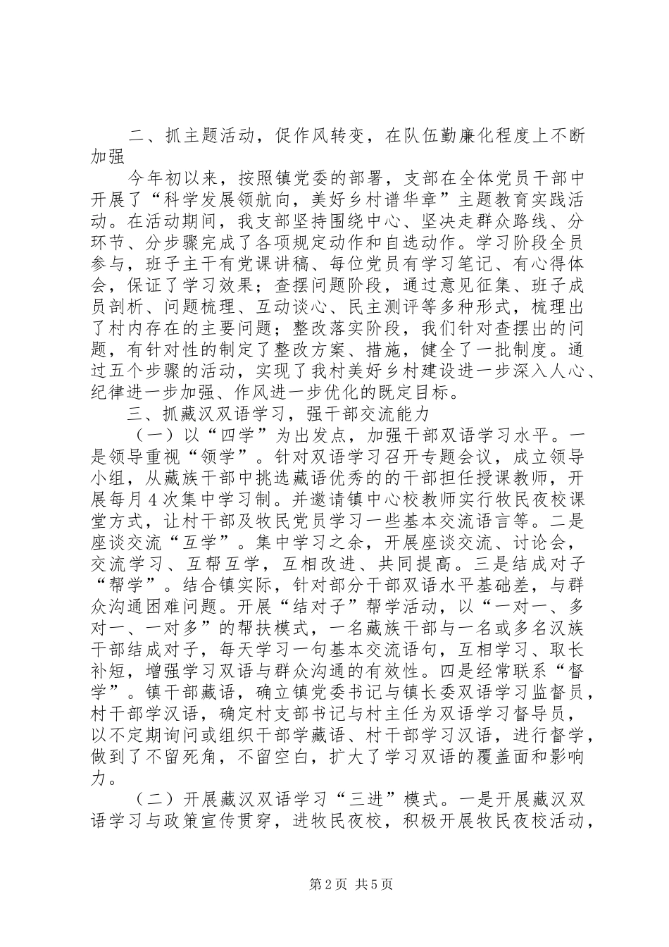 乡镇党建全年工作总结_第2页