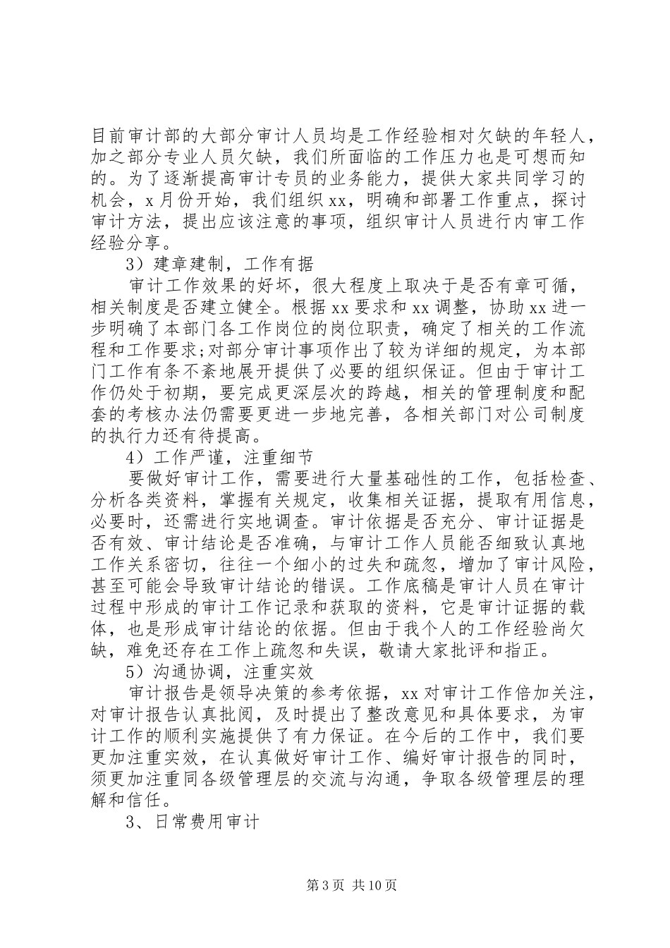XX年审计个人总结_第3页