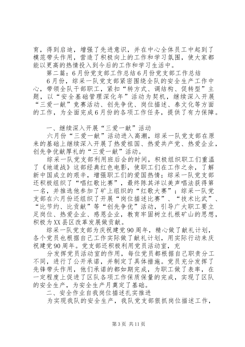 56月党支部工作总结_第3页