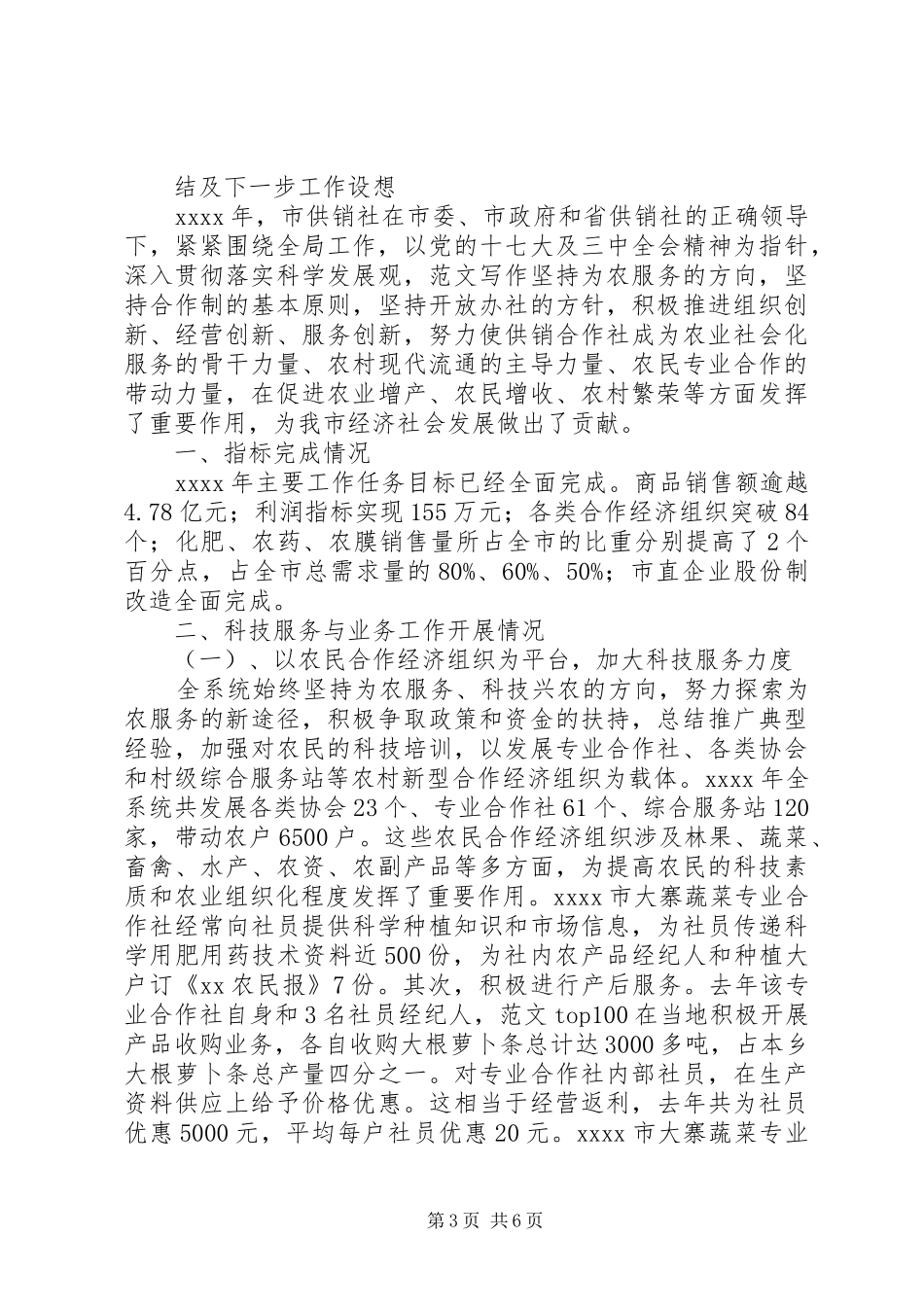 供销社个人工作总结 (3)_第3页