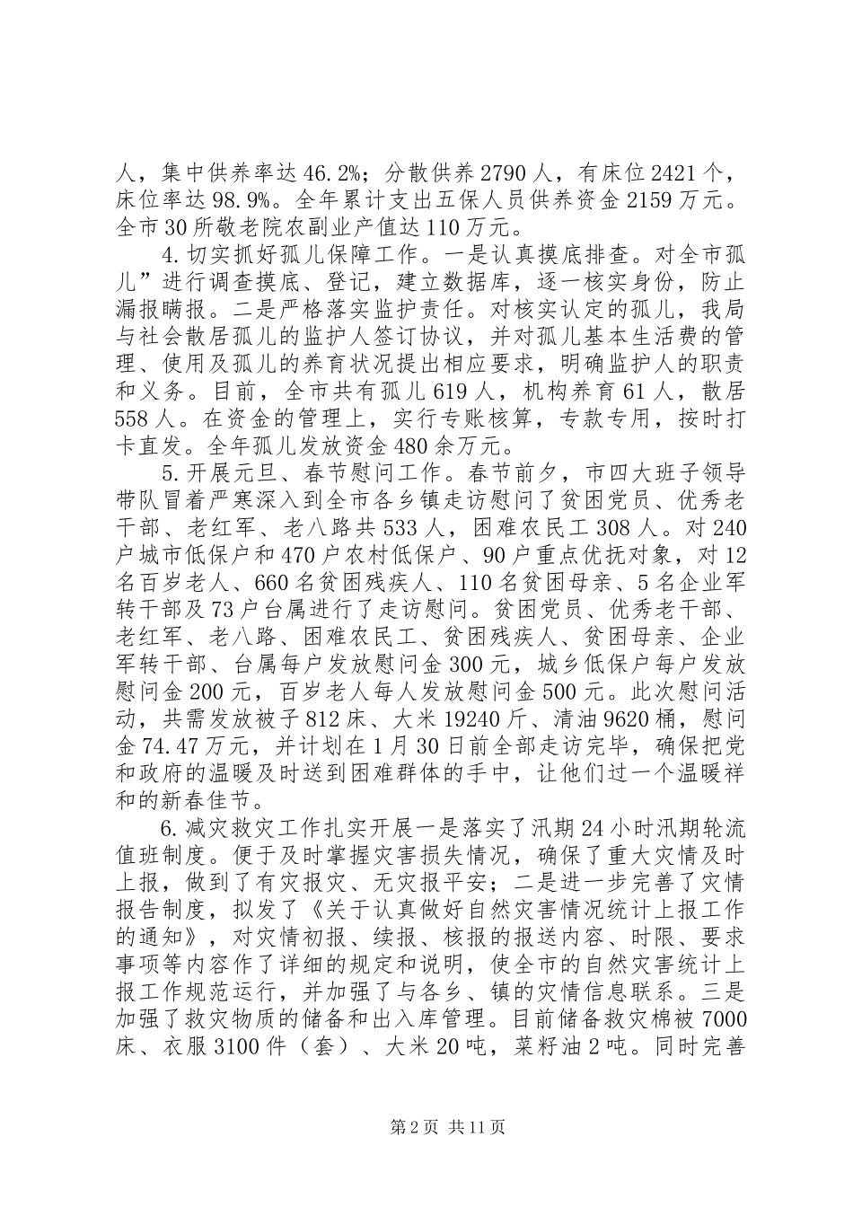 XX年民政局民生事务工作总结_第2页