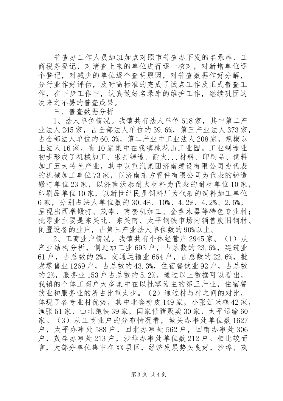 乡镇第二次经济普查总结_第3页