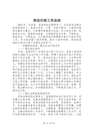 依法行政工作总结 (12)