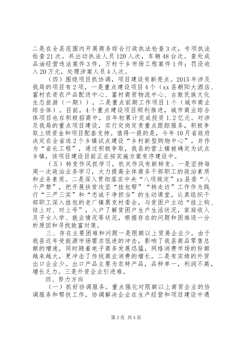 乡镇商务局年度经济工作总结_第3页