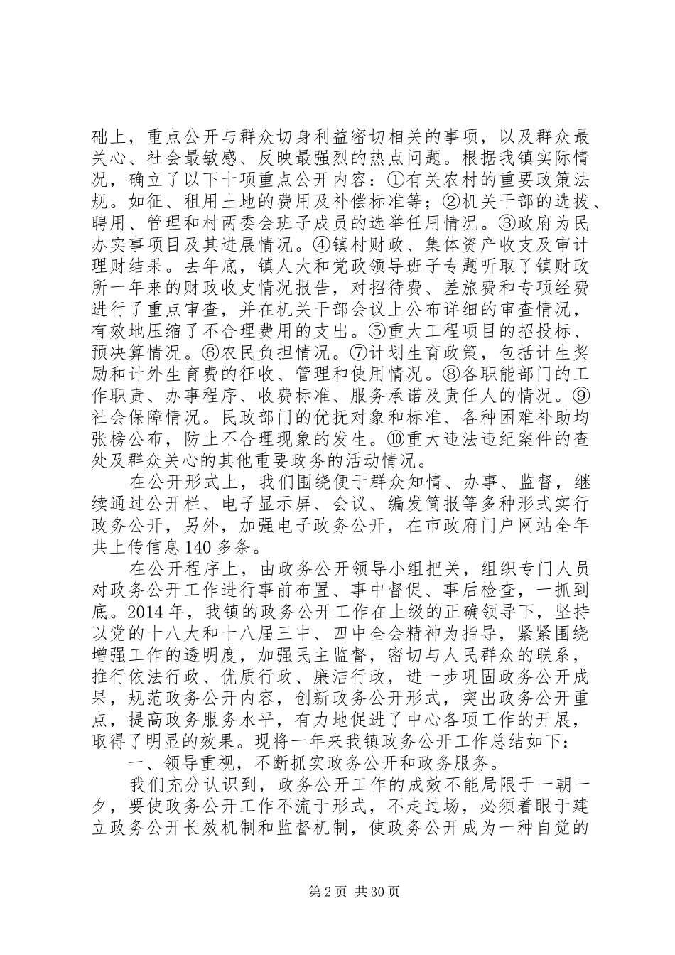 乡镇政务服务工作总结_第2页