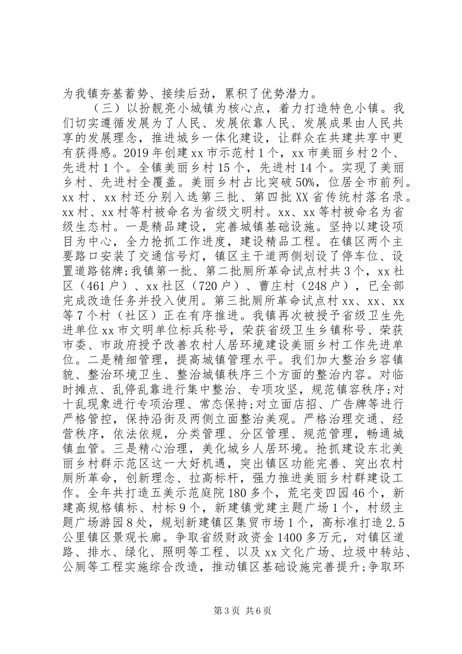 乡镇领导班子年终工作总结_第3页