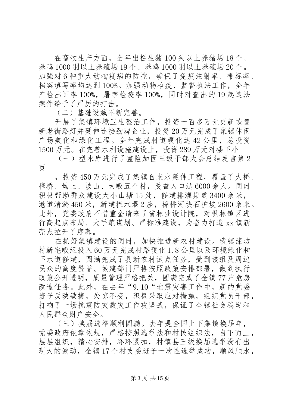 三级干部大会总结发言_第3页