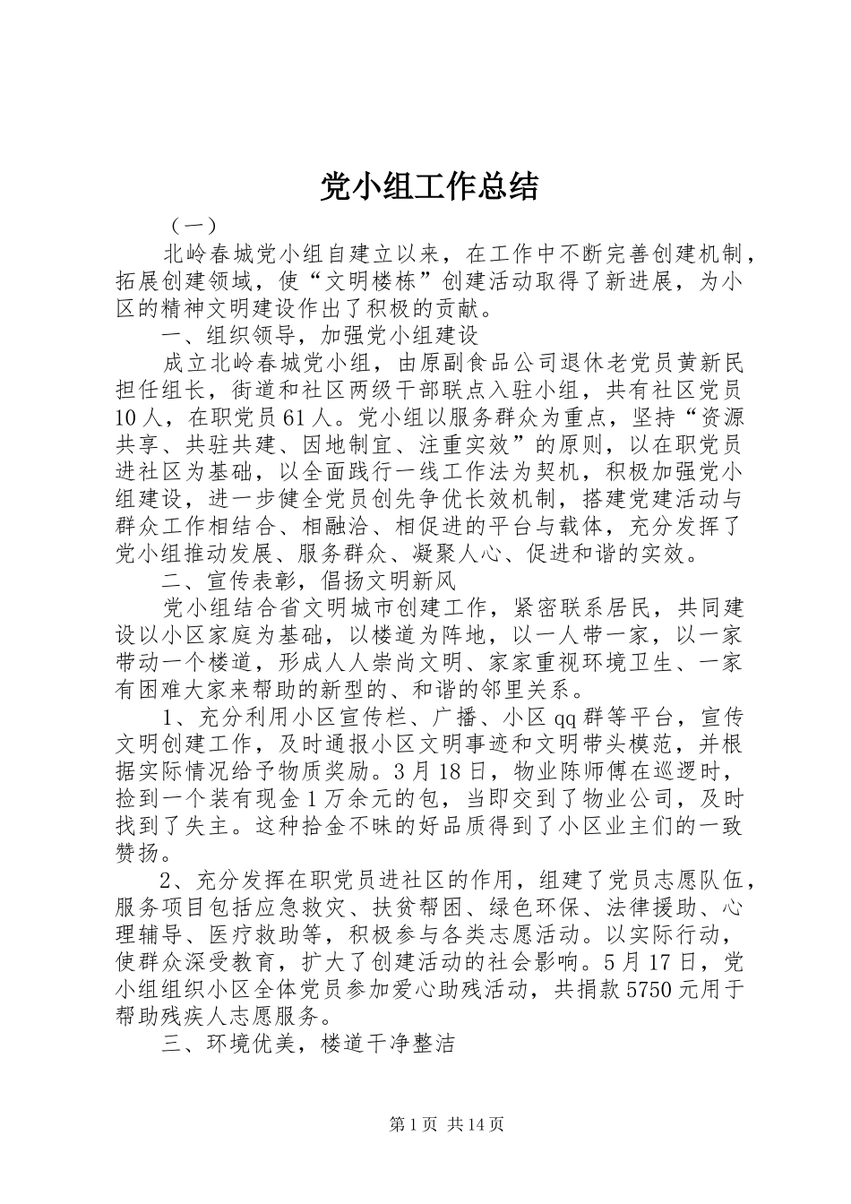 党小组工作总结_第1页