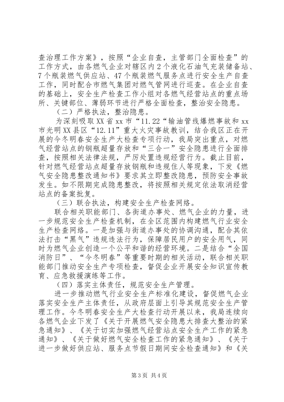 住建局春节前后安全生产大检查情况总结_第3页