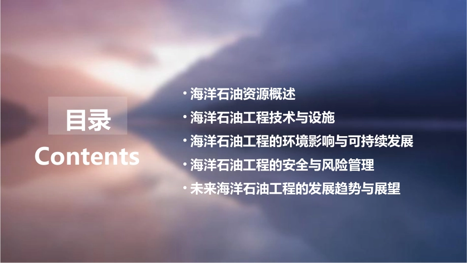 海洋石油工程概述介绍课件_第2页