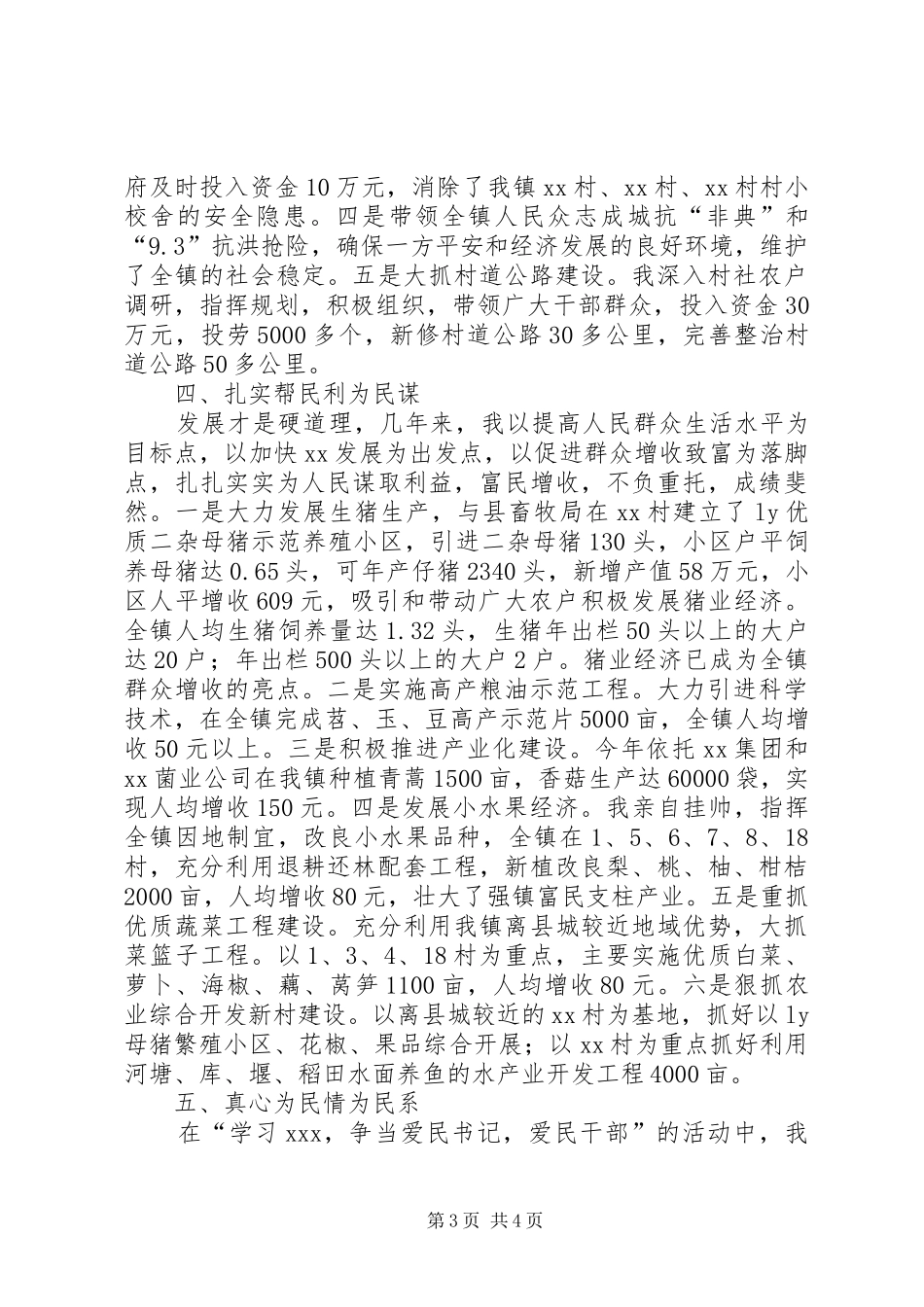 乡镇党委书记年终工作总结_第3页