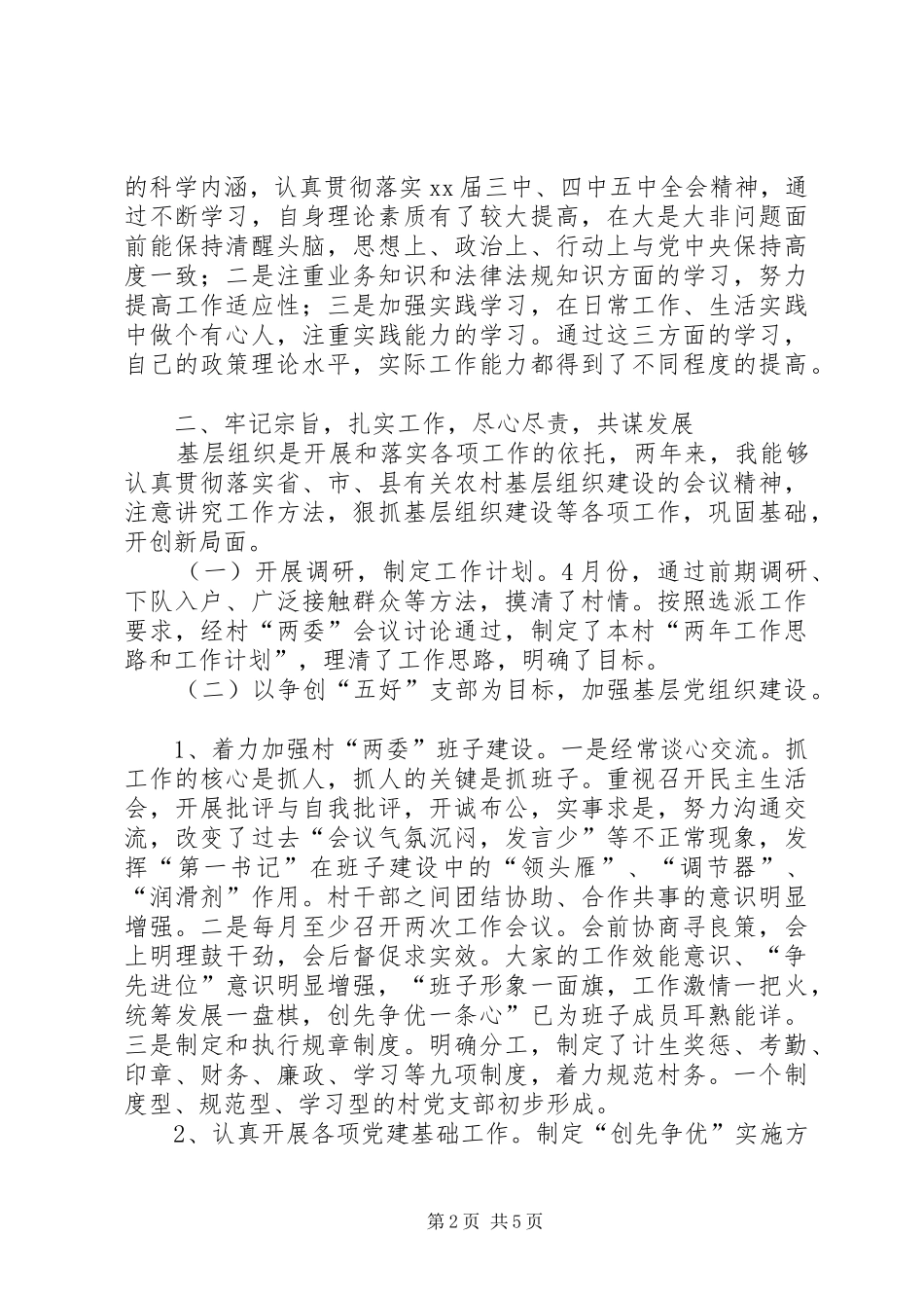 优秀青年干部挂职锻炼工作总结_第2页