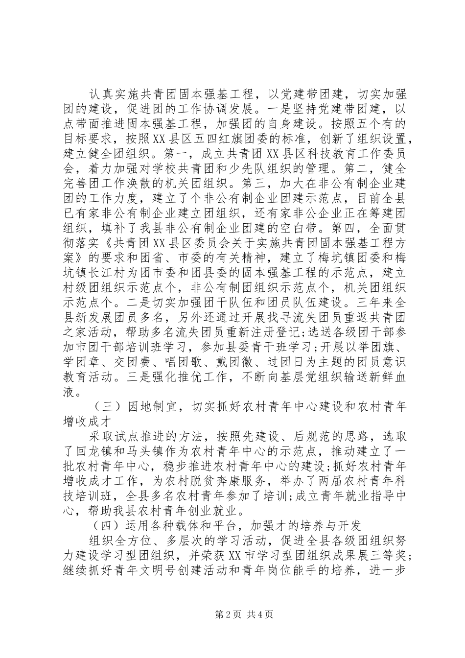 XX年团委书记个人总结范文_第2页