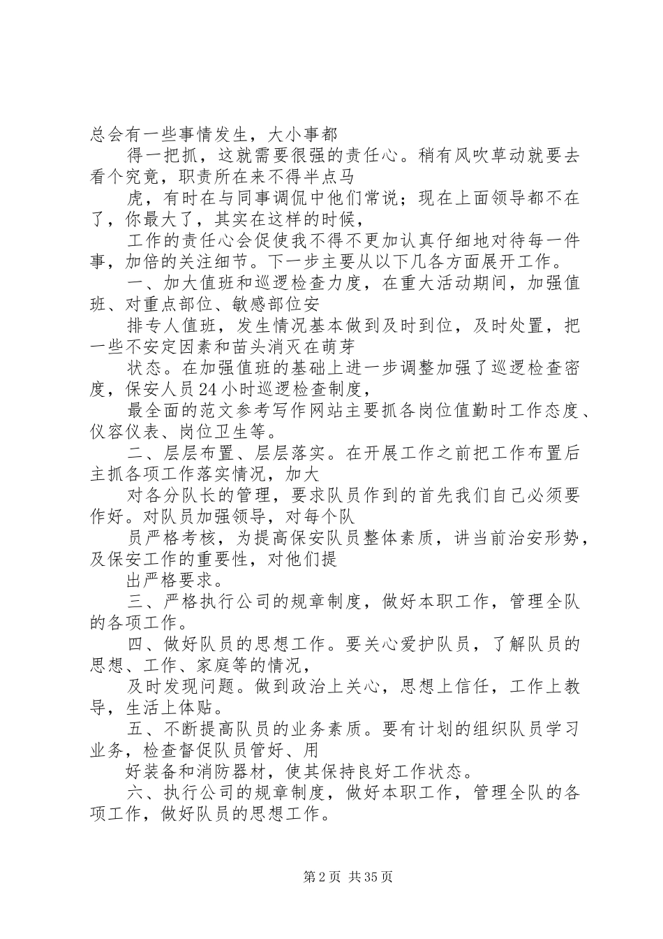 XX年治安大队年终工作总结_第2页