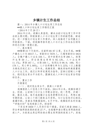乡镇计生工作总结 (17)