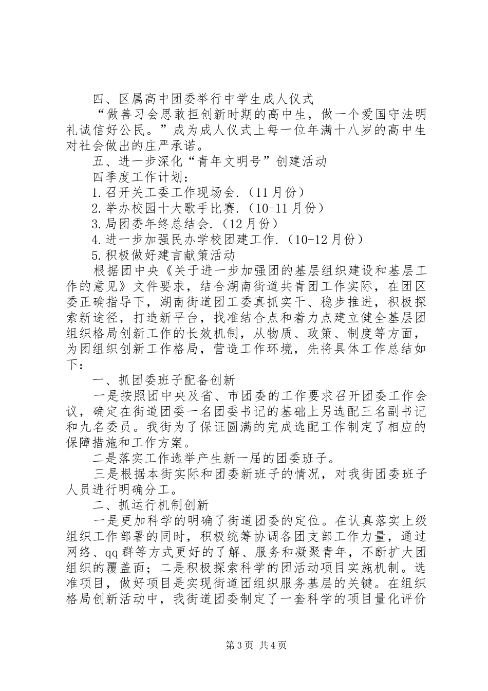 乡村团委的工作总结_第3页