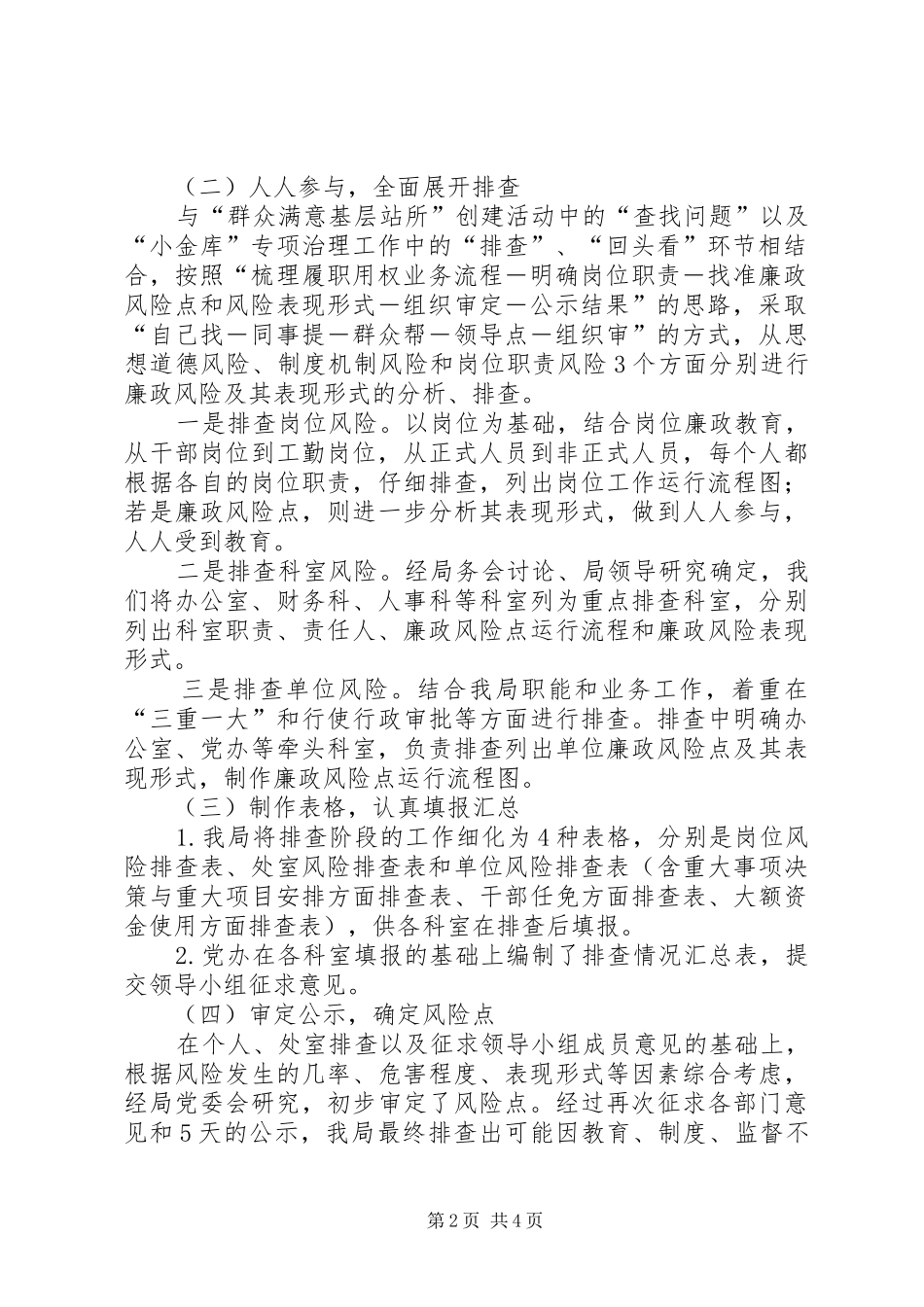 XX县人民医院廉政防控工作检查情况总结 (3)_第2页