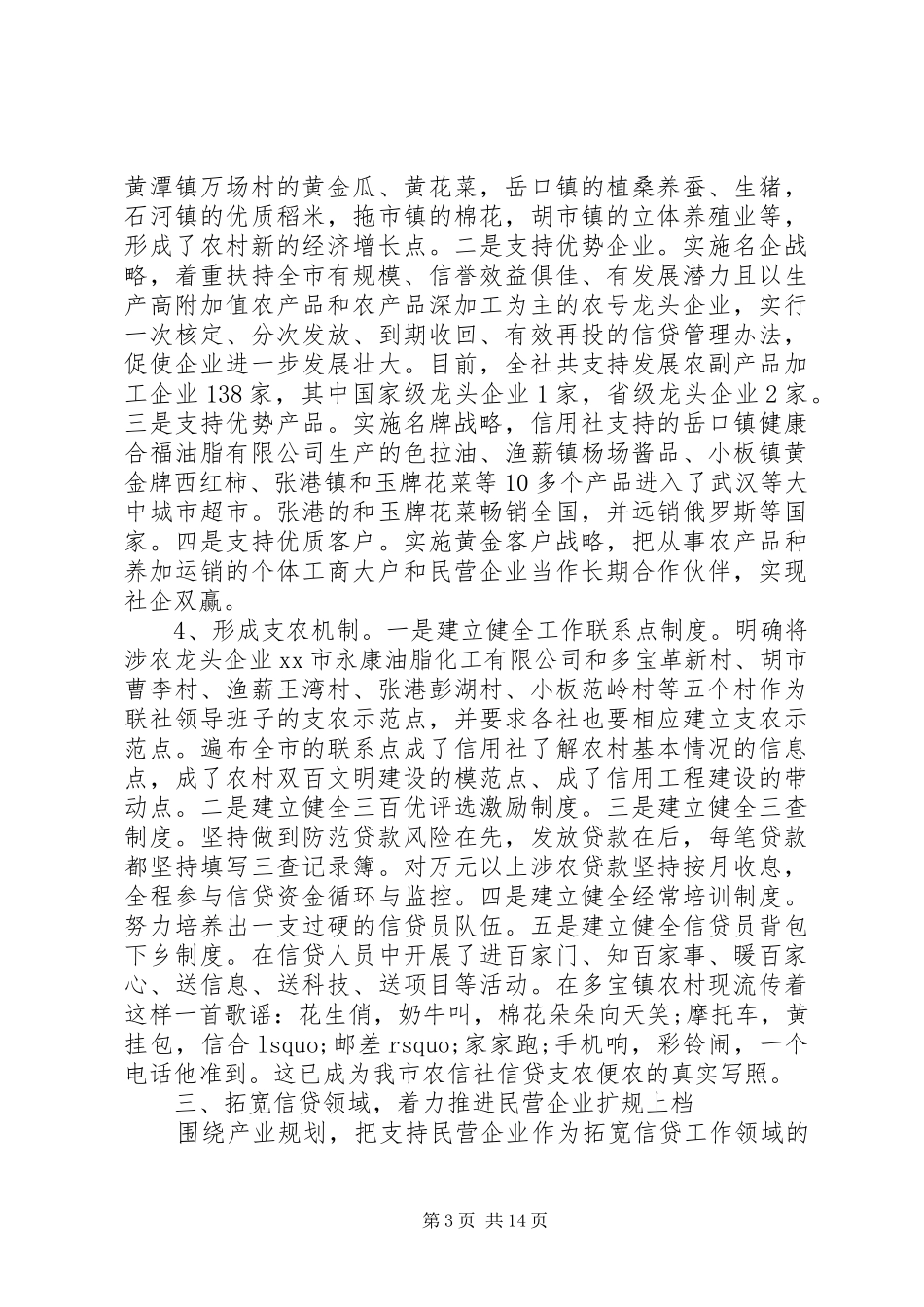 信用社年度工作总结3篇_第3页