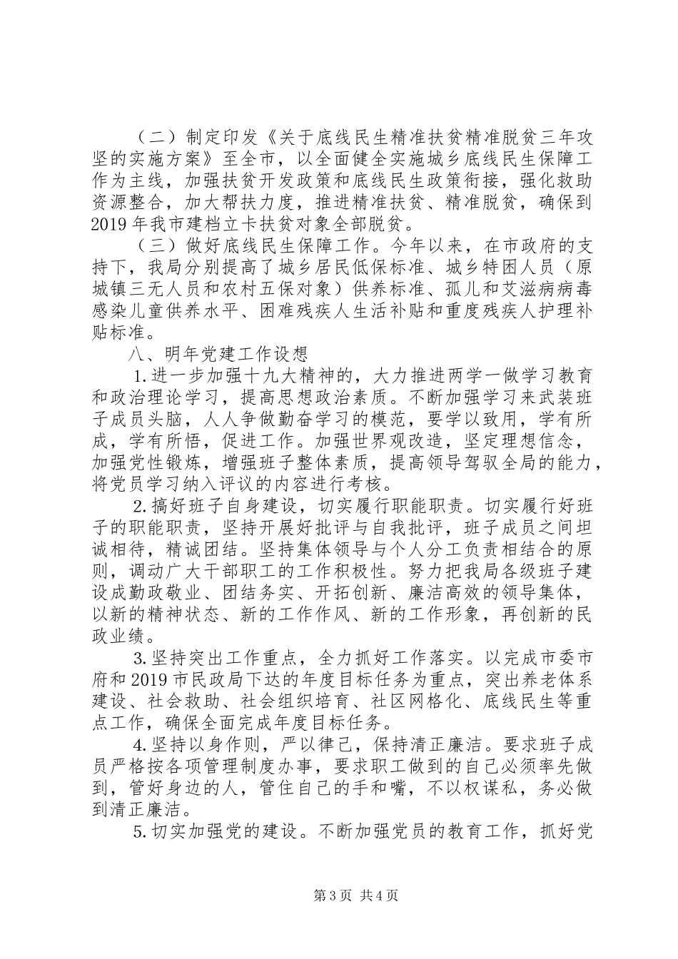 XX年市民政局党建工作总结_第3页