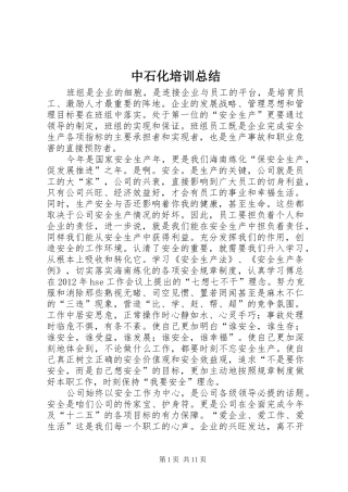 中石化培训总结 (3)