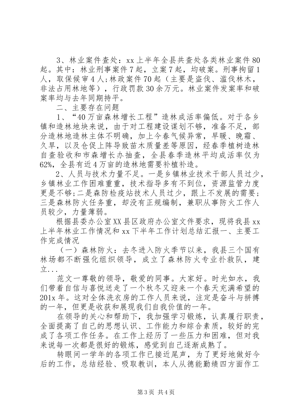 XX年10月林业局工作总结_第3页
